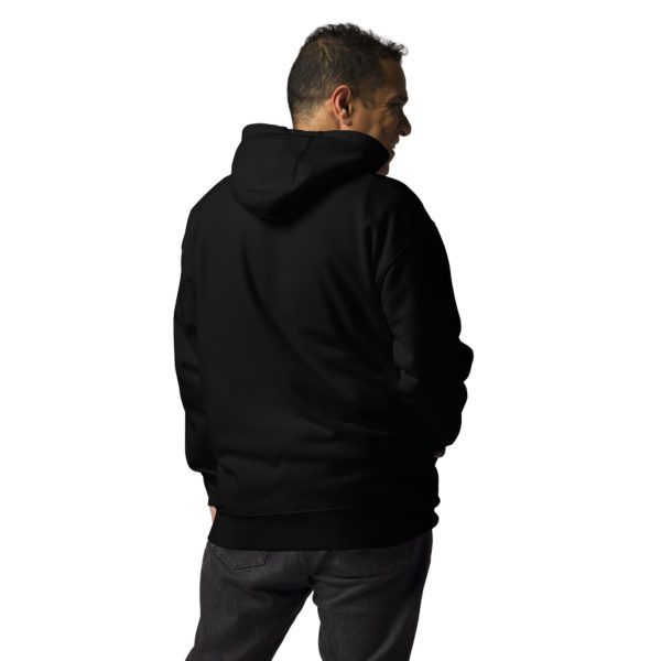 RR Unisex Hoodie Black - Image 3